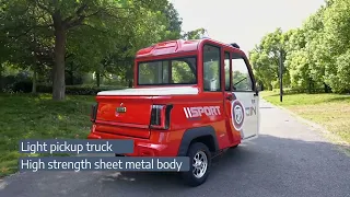 Amazing Electric Three-wheel Pickup Truck!