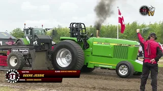 Dansk Tractor PullingTV: 3600 kg Farmstock DM 2. afd. Visby 9/5-2024