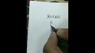 Rudra name logo🔥||👑🍷 #rudra #trending