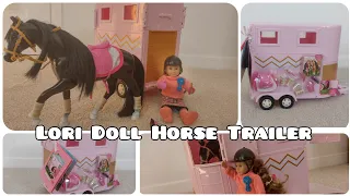 Lori Doll Horse Trailer Opening & Review | Midnight Dolls