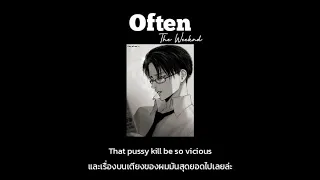 [Thaisub] Often - The Weeknd 16+