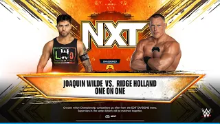 WWE 2K24: Joaquin Wilde Vs Ridge Holland