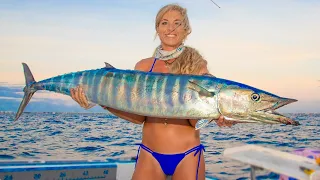 2 Hours of Non-Stop Action! The World's BEST Florida Wahoo Catch & Cook Fishing Videos