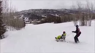 Aspen-Snowmass Disabled Veteran's Extreme Steep & Deep Powder Ski Day2Apr14