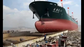 AWESOME SHIP & BOAT LAUNCHES COMPILATION 2019HD