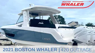 2021 Boston Whaler 420 Outrage For Sale at MarineMax Island Marine Center NJ