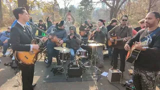 Working Class Hero- John Lennon's 43rd Memorial at Strawberry Fields, NYC. 12/08/23