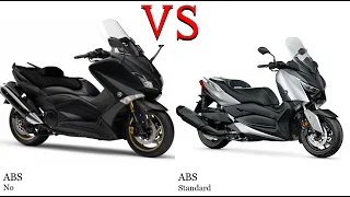 Yamaha TMax 530 vs Yamaha X Max 400 Test specification comparison