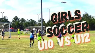 Exciting Win! | 2023 GIRLS SOCCER U10 vs U12 ❤️⚽️🥅