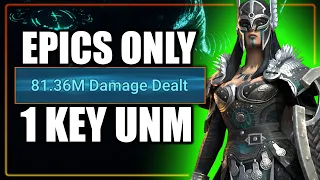 EPIC CHAMPS WRECK THE CLAN BOSS !! | NO UNKILLABLE 1 KEY UNM !! | Raid Shadow Legends