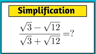 A Nice Simplification Question | Can You Simplify This?