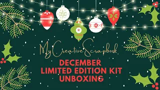 My Creative Scrapbook: December 2022 Unboxing