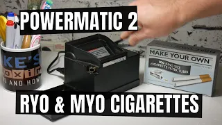 Powermatic 2 Electronic Plus Automated Cigarette Injector RYO Smokes At Home