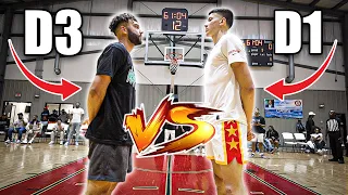 D3 Hooper Calls Out D1 NBA Prospect In Final 1v1 Game...