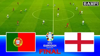 Portugal vs England / Final UEFA EURO 2024 / Full Match All Goals / PES Gameplay PC