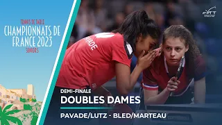 Prithika PAVADE / Camille LUTZ vs Gaétane BLED / Bérénice MARTEAU | 1/2 | FRANCE 2023