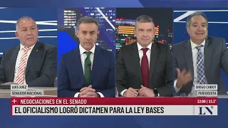 Hay dictamen por la Ley Bases y crece el escándalo por otro aumento para senadores