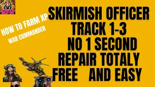 skirmish war commander 1-3 officer track free repair no scratch no 1 second repair easy get sarge