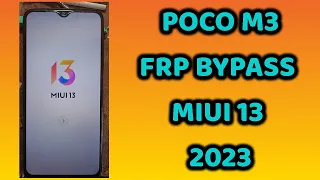 Poco m3 frp bypass miui 13 | poco m3 frp bypass without pc 2023