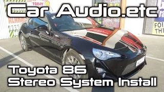 Toyota 86 Stereo Simple System Installation