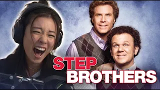 My FIRST TIME Watching STEP BROTHERS!! my face still hurts from laughing *Commentary/Reaction*