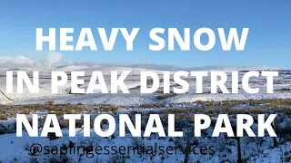 Heavy Snow in Peak District | Popular place to experience snow | Peak District touches Five counties