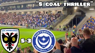 8 Goal Thriller! - AFC Wimbledon 5-3 Pompey | Vlog