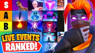 Ranking EVERY Fortnite Live Event! (Fortnite Tier List)