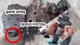 Ganti O-Ring Servo piston dan PC valve mainpump Excavator Komatsu PC200