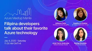 Filipina developers talk about their favorite Azure technology