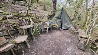 Bushcraft Shelter Destroyed. Can I Fix this Mess ?