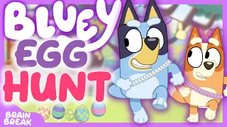 🪺BLUEY’S EGG HUNT🐰🌻Easter’s Day Brain Break for kids | Danny Go Noodle & just dance