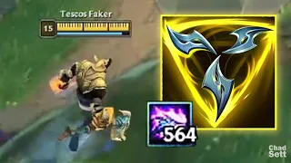 500+ Stacks Nasus with Trinity Force..