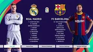 PES 2021 REAL MADRID VS BARCELONA