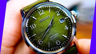 Seiko SRPF41J1 Green Tea Limited Watch - Wrist Shot