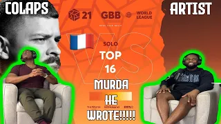 Colaps 🇫🇷 vs Artist 🇺🇸 | GRAND BEATBOX BATTLE 2021: WORLD LEAGUE ||Brothers Reaction!!!!