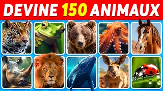 Devine 150 ANIMAUX en 3 secondes | Facile, Moyen, Difficile, Impossible