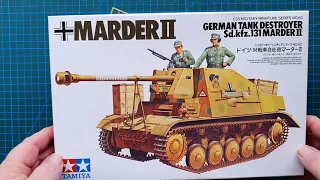 Tamiya 1/35 Sd.Kfz 131 Marder II German Tank Destroyer - Kit Review