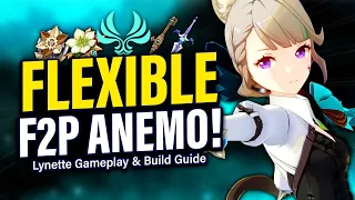 LYNETTE FULL GUIDE: How to Play, Best Artifact & Weapon Builds, Team Comps | Genshin Impact 4.0