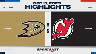 NHL Highlights | Ducks vs. Devils - December 17, 2023