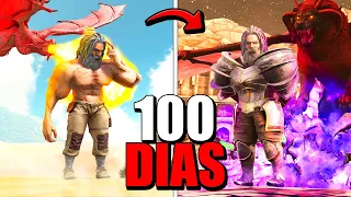 ¡SOBREVIVI 100 DIAS en ARK SCORCHED EARTH HARDCORE!