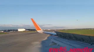 Посадка самолёта Airbus A321 в аэропорту Шереметьево г. Москва