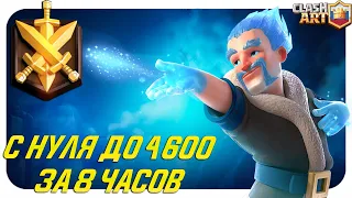 🔥 КЛЕШ РОЯЛЬ С НУЛЯ ДО 4600 КУБКОВ ЗА 8 ЧАСОВ / СПИДРАН CLASH ROYALE