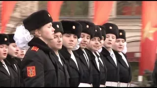 Russian Soldiers Attend Historical Parade Rehearsal