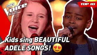 TOP 10 | Would ADELE turn for these young singers in The Voice Kids? 😍
