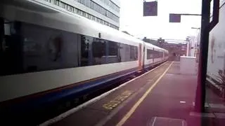 A South West Trains Class 444 departs Southampton Central for Waterloo