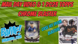 Mail Day Monday + 1 2023 Topps Chrome Blaster! Giveaway Continued