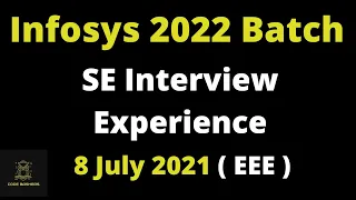 Experience-1 Infosys System Engineer Role Interview Experience 2022 Batch | Infosys interview 2022