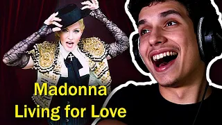 Rapper Reacts to Madonna - Living For Love (Official Video)