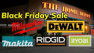 Чёрная пятница в Home Depot | Самые топовые акции на Milwaukee Dewalt Makita Ridgid Ryobi